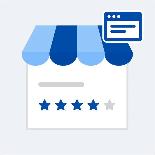 Site internet dédié relié à une fiche Google Business Profile